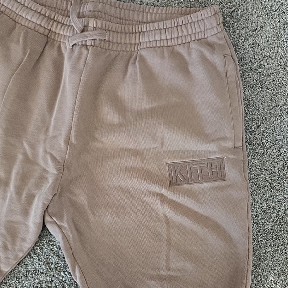 Kith Taupe Textured Joggers New Without Tags XL - Picture 2 of 7